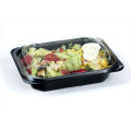 Pet Clear Plastic Compartment Take Away Salad Food Container Tray 13